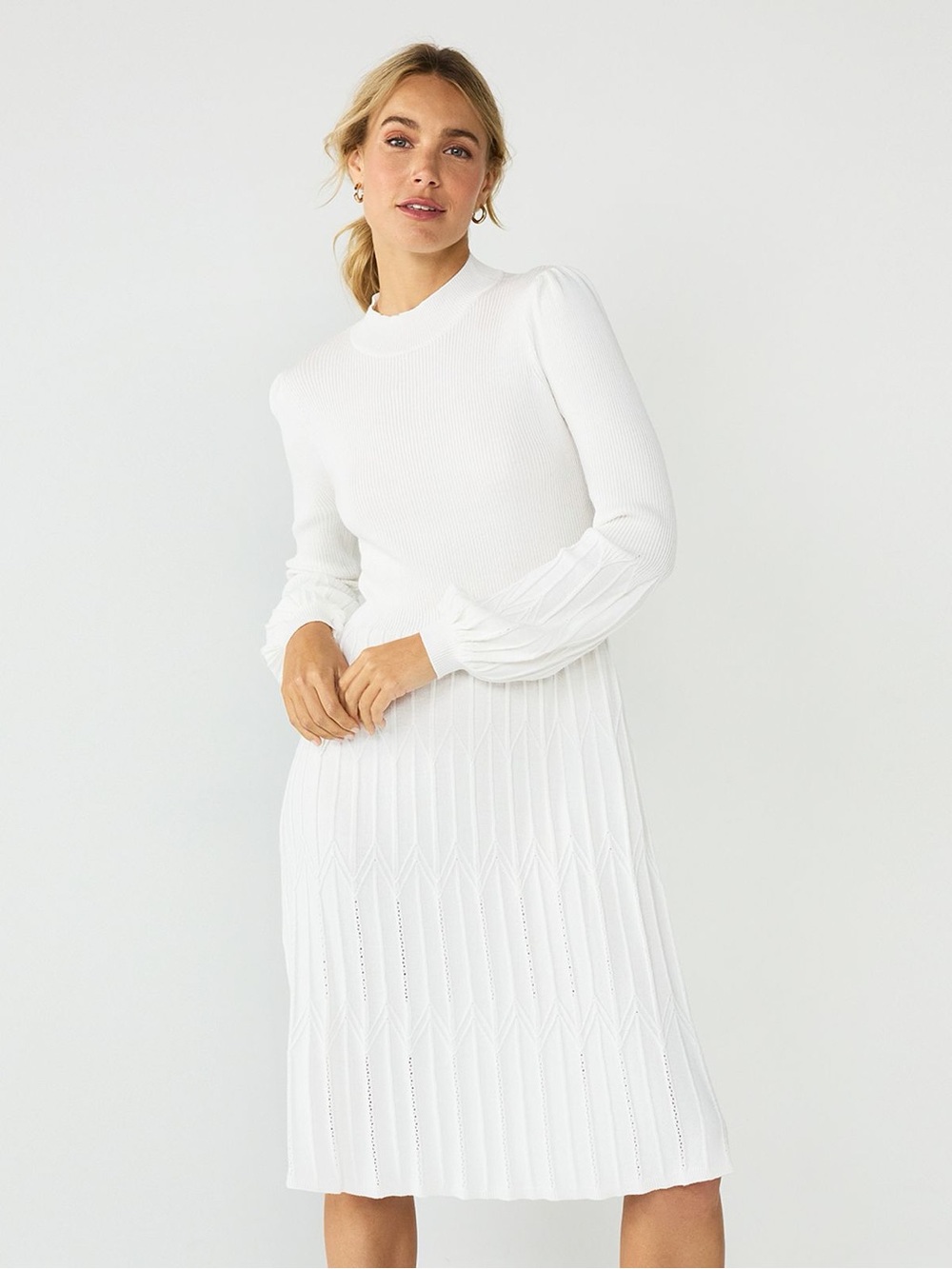 Draper James RSVP, Long Sleeve Sweater Dress, Size S